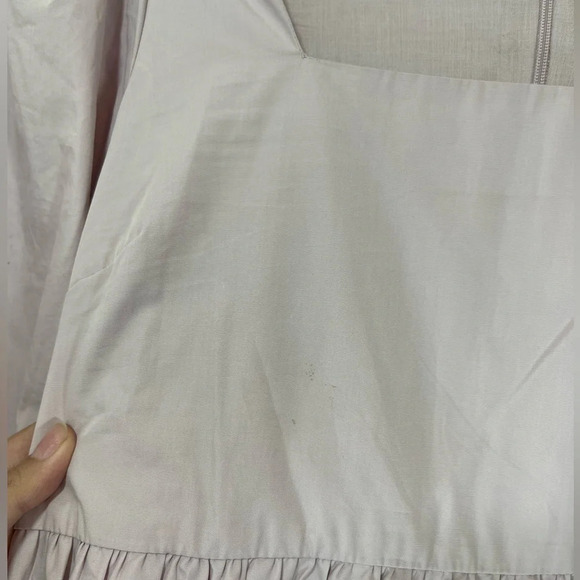 Madewell Lilac Purple Poplin Lizzie Babydoll Square Neck Mini Dress Women’s 0 - Picture 7 of 16